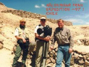 Brian Wilcox, Marianne and Bo Landin. San Juan Islands 1997